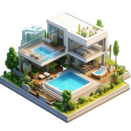 3d rendering isometric house removebg preview Incredimate