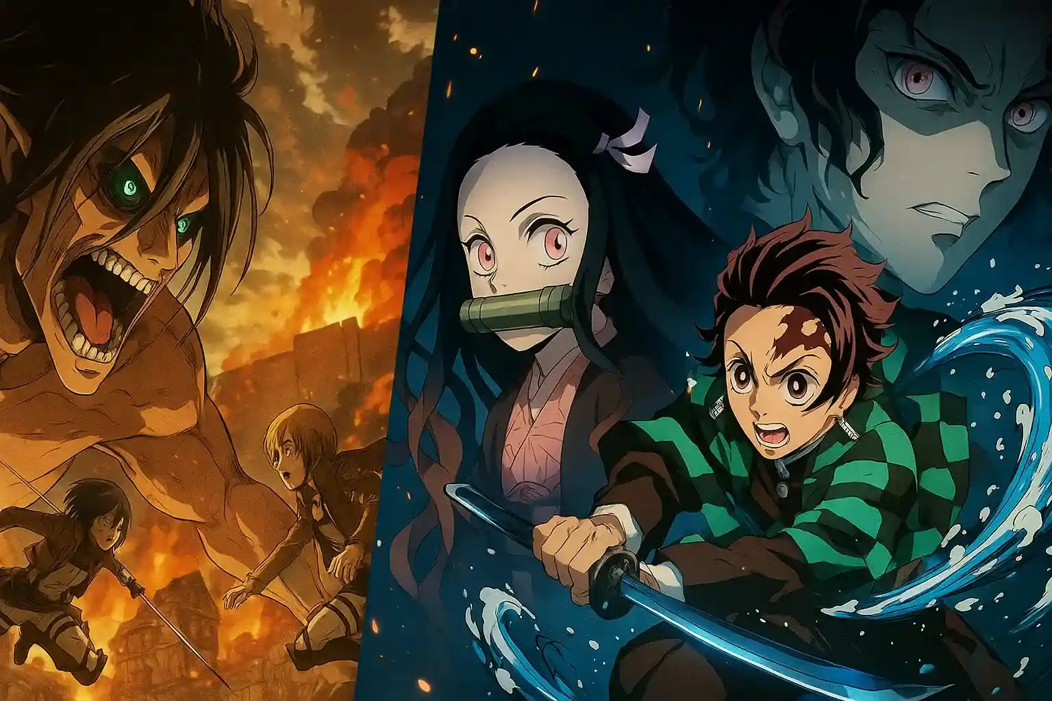 Attack on Titan vs Demon Slayer Comparing Story, Animation, and Impact