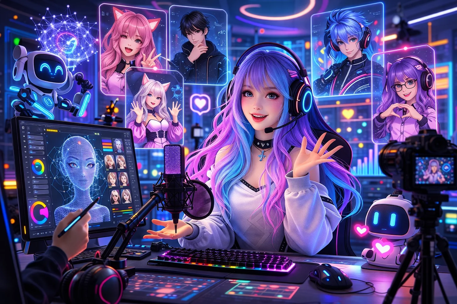 AI VTubers in 2026 Creating Virtual Influencers, VTuber Avatars & AI VTuber Models