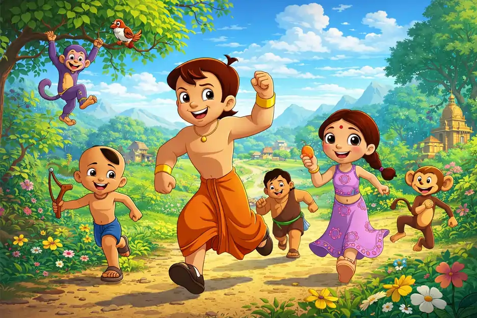 Top Famous Cartoon Characters in 2026 & Why Everyone Loves Them 9Incredimate Chhota Bheem