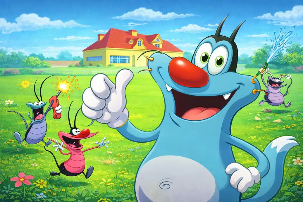 Top Famous Cartoon Characters in 2026 & Why Everyone Loves Them 10Incredimate Oggy (Oggy and the Cockroaches)