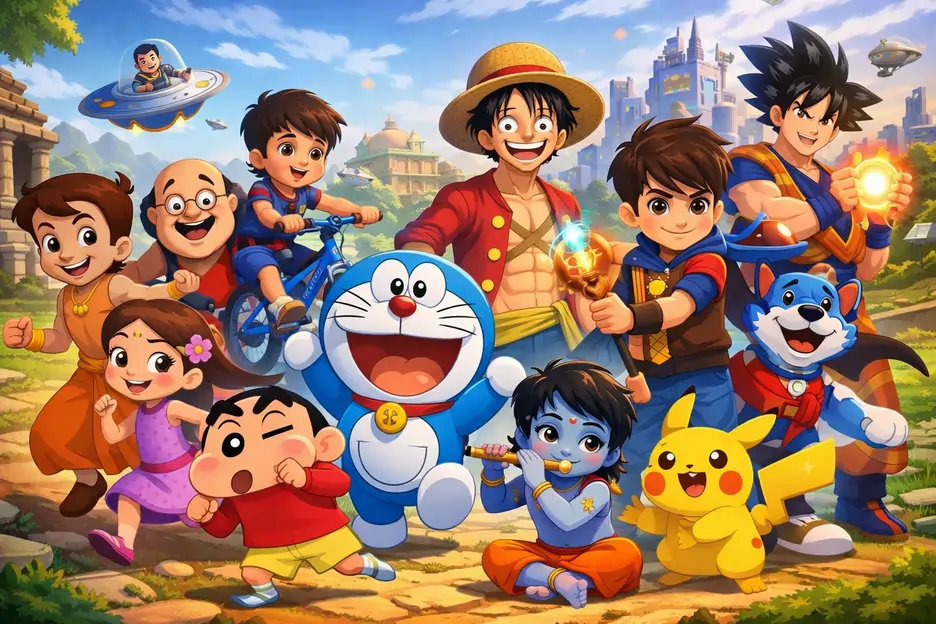 Top 10 Most Watched Cartoons in India 2026 & What Makes Them So Addictive