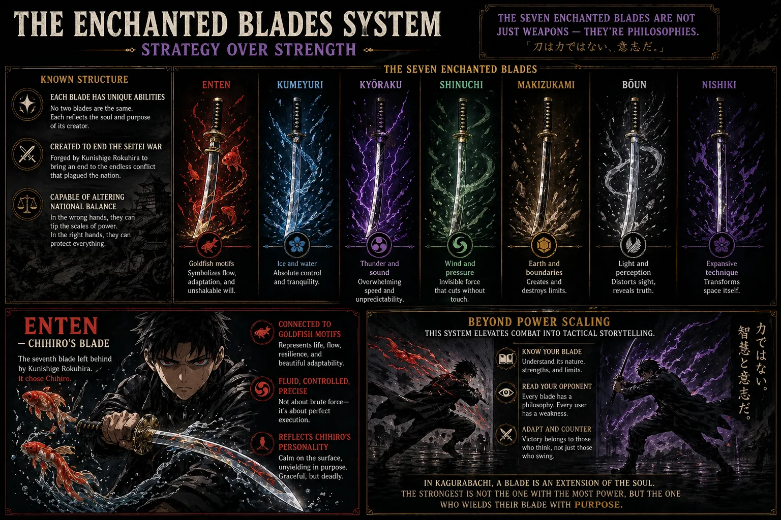The Enchanted Blades System Strategy Over Strength