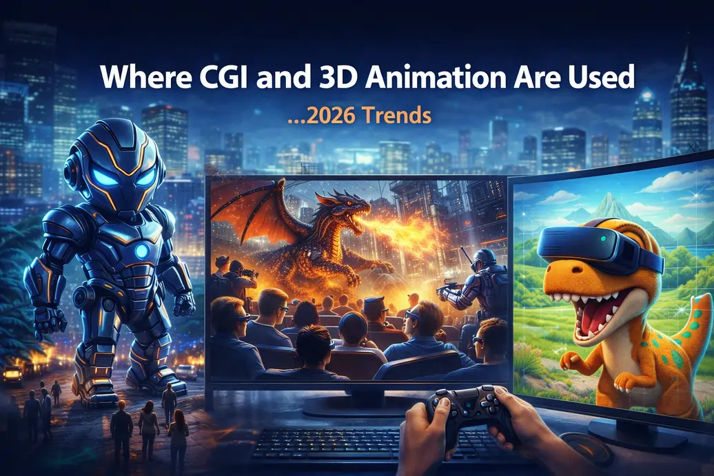 Where CGI and 3D Animation Are Used 2026 Trends Incredimate
