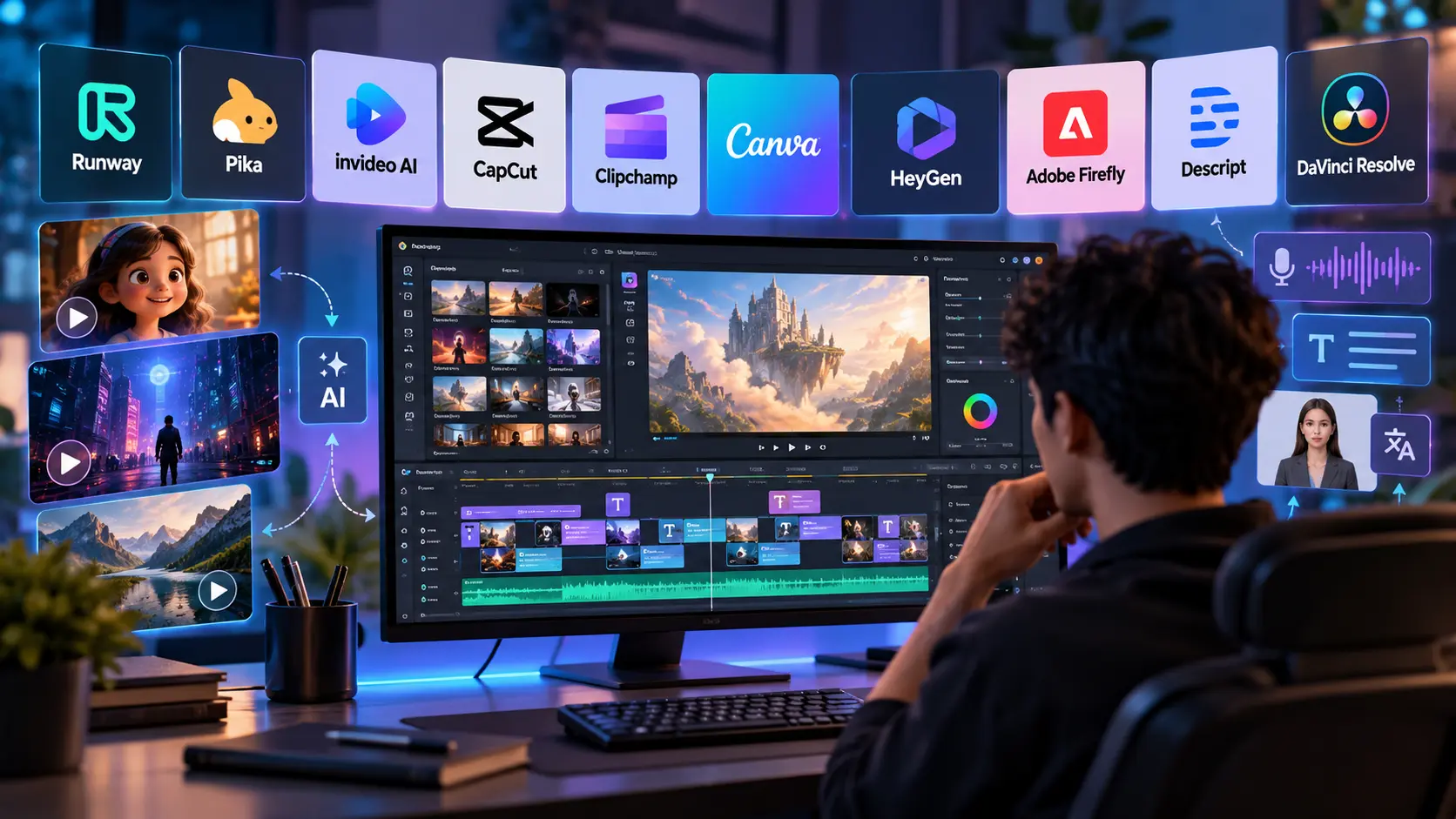 10 best free AI tools for video making in 2026