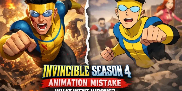 Invincible Season 4 Animation Mistake What Went Wrong