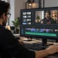 AI in business combining human expertise with video production