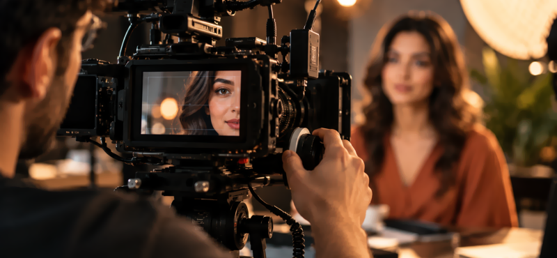 AI video production for businesses featuring AI avatars and digital humans